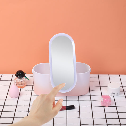 Portable LED Makeup Mirror Case
